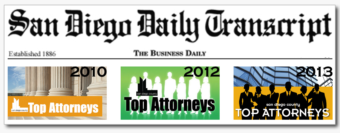 San Diego Daily Transcript Top Attorney